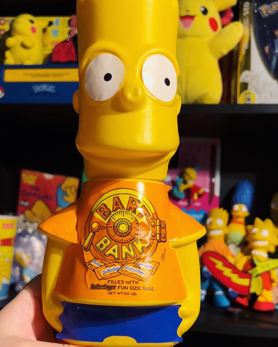 GamerAhmer's tweet photo. Check out these vintage @thesimpsons @butterfinger containers from the #1990s ! #90s #bartsimpson #thesimpsons #simpsons #homer #homersimpson #butterfingers #simpsonsfan #simpsonscollection #90scollection #gamerahmer #toys #toycollector https://t.co/6NmN61QSbs
