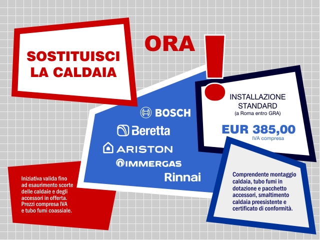 TCoico's tweet photo. In #offerta speciale le caldaie a condensazione #Ariston, #Beretta, #Bosch, #Immergas, #Rinnai e relativi accessori con pratica ENEA gratuita e possibilità d'installazione standard a #Roma (entro il #GRA) a prezzo scontato a cura di tecnici certificati: https://t.co/xvQAROHCIP https://t.co/A2quGAbCg8