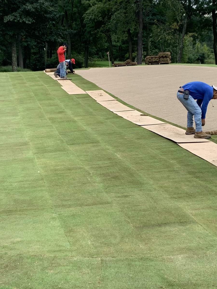 Belmont CC joining the modern world of advanced bent with 007 going down today.  Thanks to @Richard34522892 for the assist.