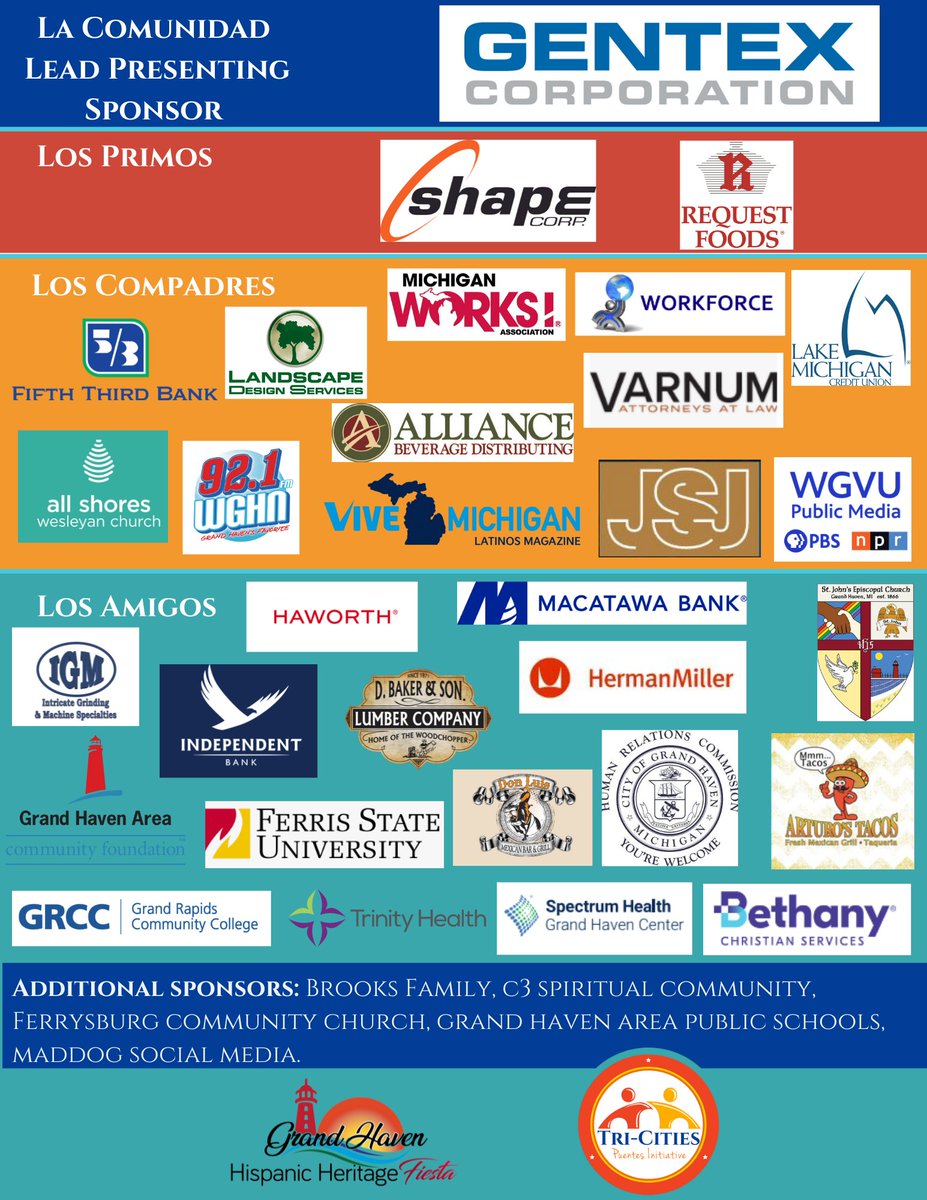 Sponsors make things happen!  #ghfiesta