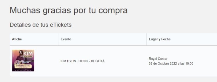 vero21021's tweet photo. Lista para ir a verlo...🥳🥳🥳 #Henecia #KimHyunJoong #colombia https://t.co/7GuXmSkVwU