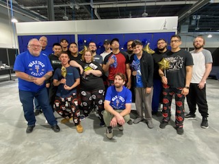 waketechcc's tweet photo. Our Amazon Mechatronics Apprentices were dressed comfortably today for a good cause. #PJamazon is an effort to raise awareness of the work being done in cancer research and front-line care.
We applaud our @WakeTechWCE students for their participation! #AmazonGoesGold #MRA2022 https://t.co/hWavSwRIs4