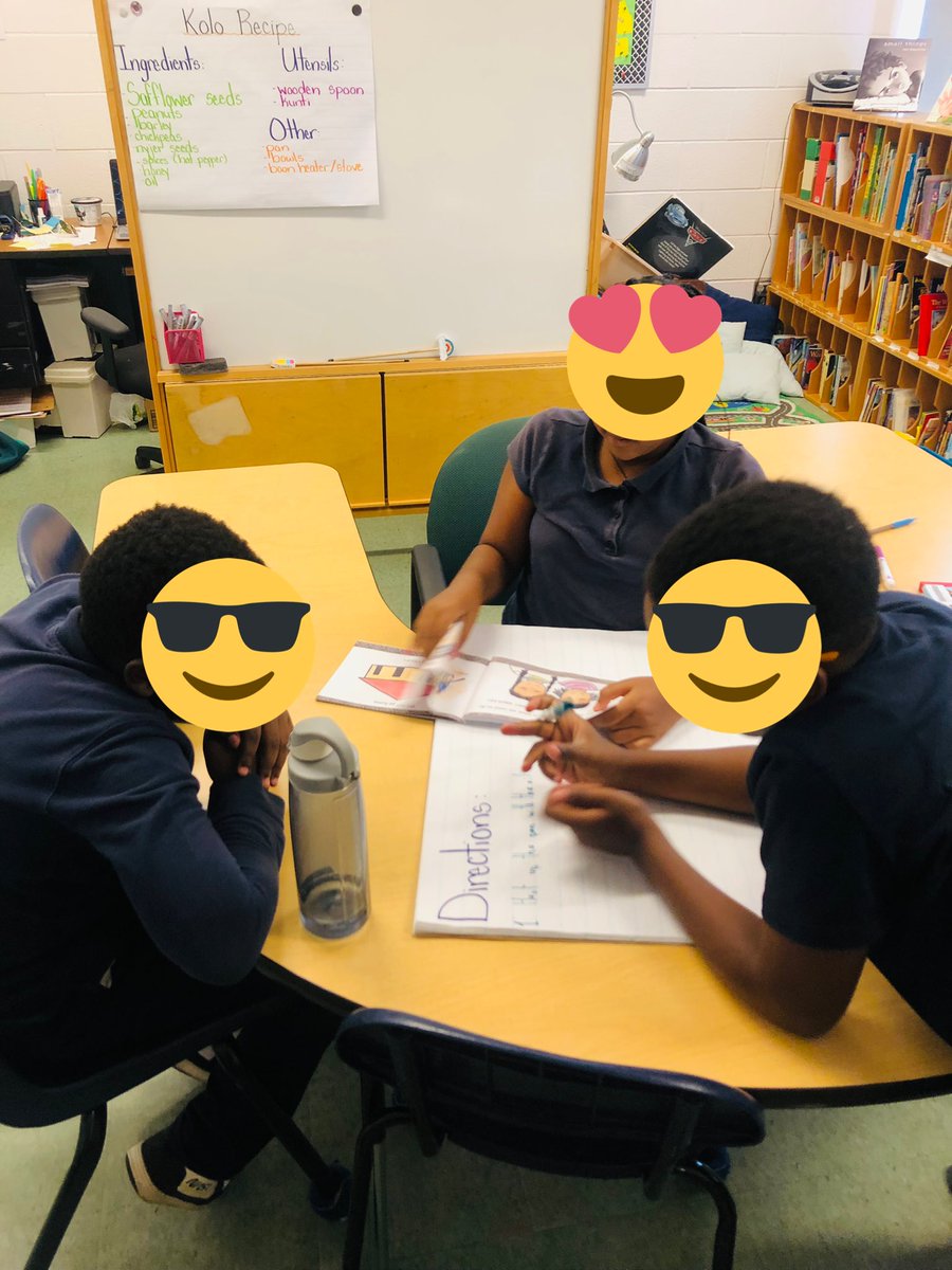 mhrichard's tweet photo. Collaborative recipe writing in action! The ELL students have been working hard reading about and writing recipes that they love!  @olftcdsb https://t.co/t18S2TTCjP