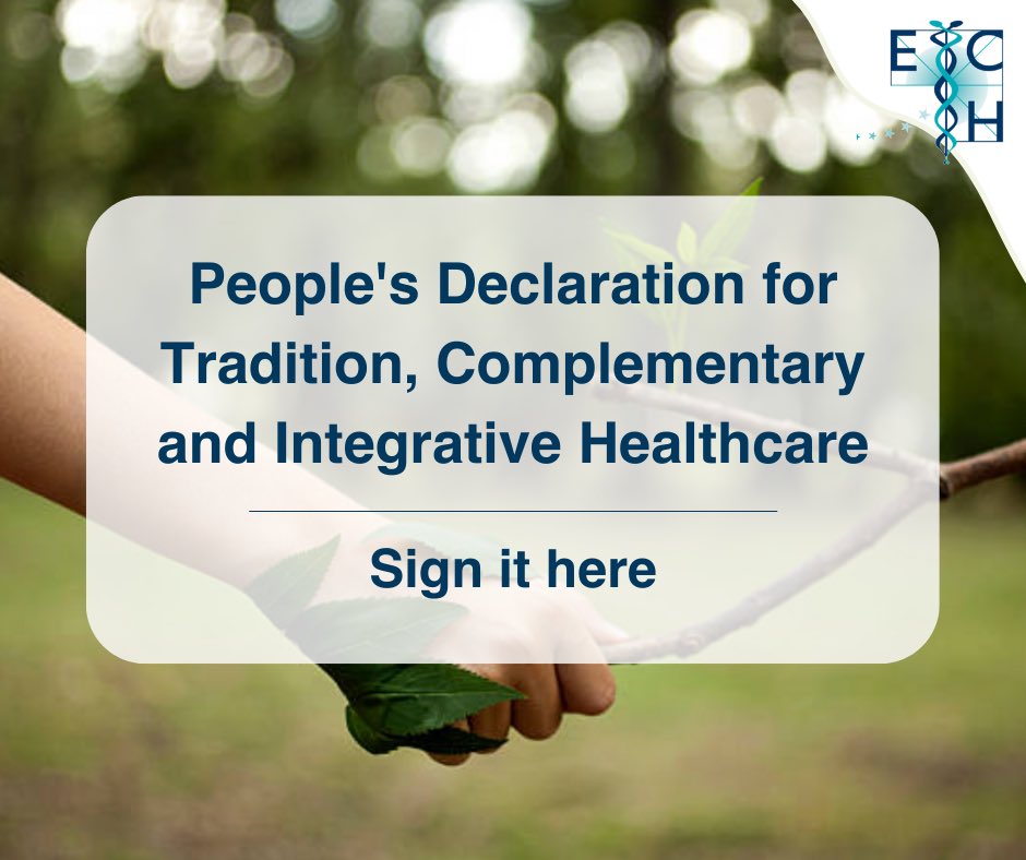The People’s Declaration for Tradition, Complementary and Integrative Healthcare: with the aim of achieving a person-centred and holistic approach to health – sign it here! ✍️

tcih.org/?doing_wp_cron…

#homeopathy #peoplesdeclaration #integrativemedicine