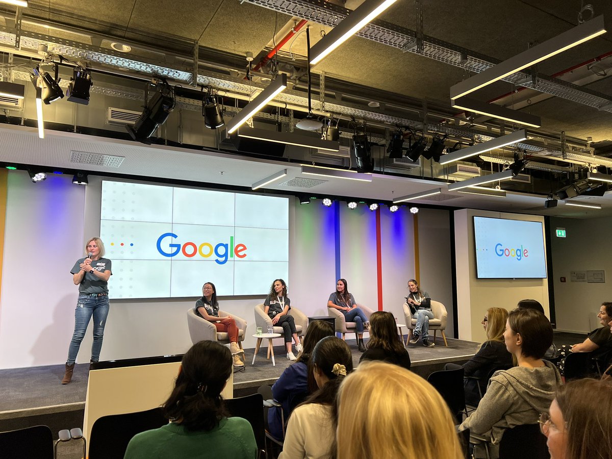 uliana_munich's tweet photo. Oktoberfest vibes are everywhere! 🥨🍻🥂 On-site sharing, talking with employees from Google, establish a human-based exchange is getting back. Was happy to see so many women in Tech 🫶💪 @Google Munich office #munichtech #community https://t.co/4174ojyQpG