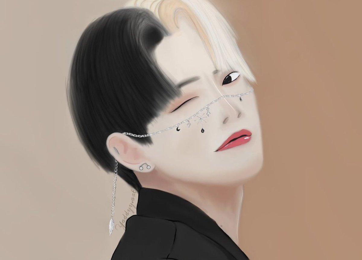 InssadaUS's tweet photo. Guess who? Did you know that the INSSADA ambassadors are good at drawing too?

[🎨 by INSSADA ambassador, Yaddyy]
#INSSADA #INSSADAAmbassador #FANART #ATEEZ https://t.co/f5KWwq3Ve5