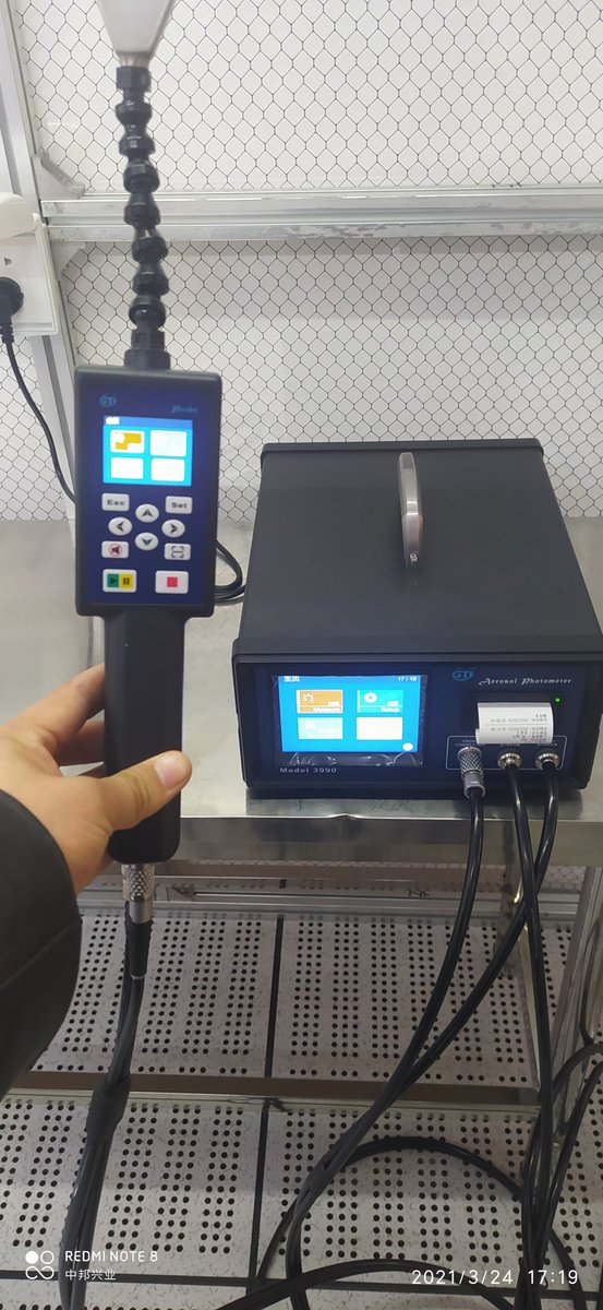 GTIChina2006's tweet image. All go well!
GTI aerosol photometer Model 3990.
Cleanroom testing &amp;amp;Validations.
#iso14644 #cleanroomtesting #pharmacy #hvac #hepafilter #aerosolgenerator