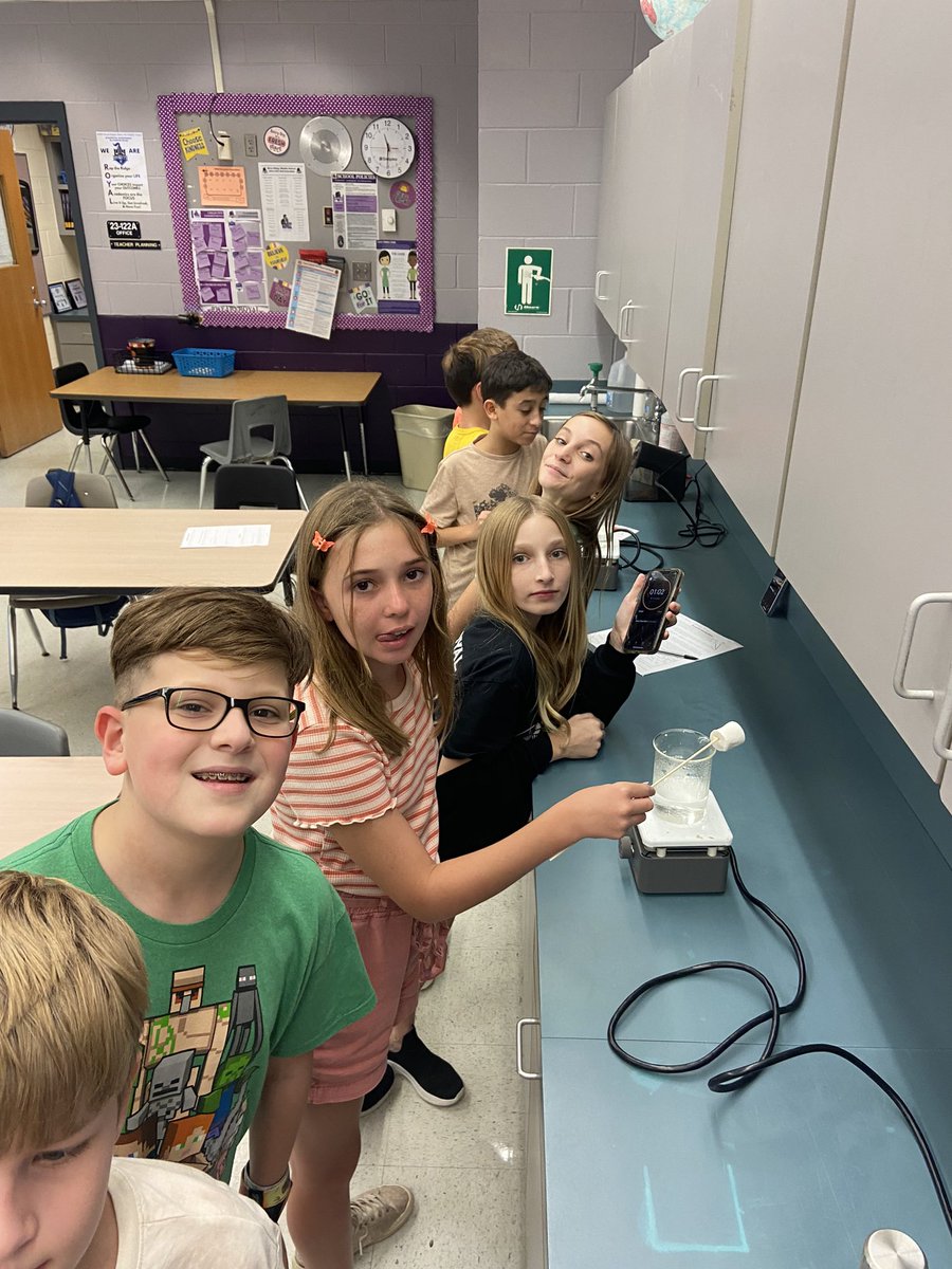 Heat Transfer Lab! Period 5 <a href="/RRMSRoyalKnight/">RRMS</a> #WeAreRoyal