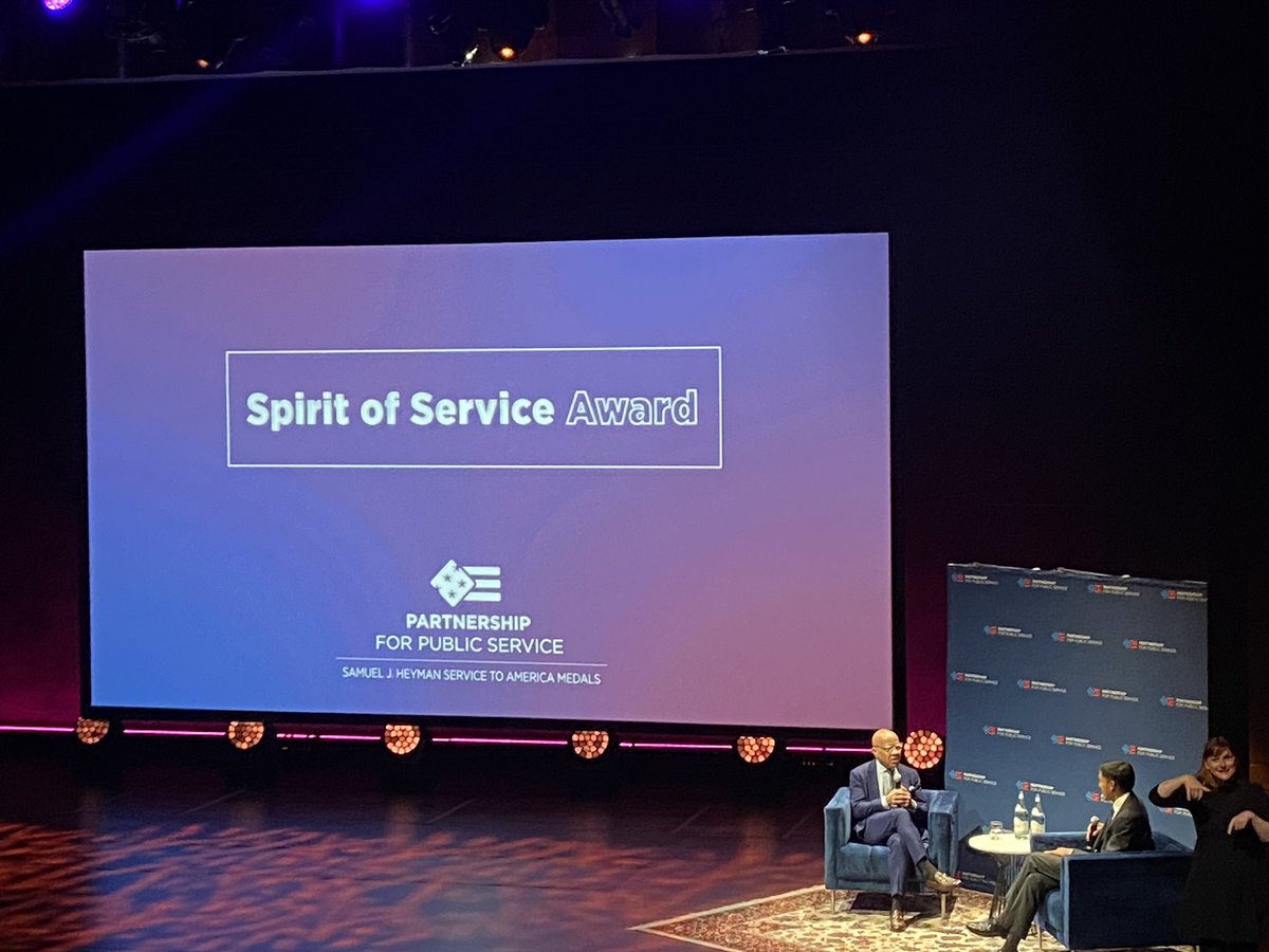 Opportunity for mobility is what gives people hope and agency to dream. <a href="/darrenwalker/">Darren Walker</a> Spirit of Service winner. You and all #SAMMIES2022 awardees give us hope!