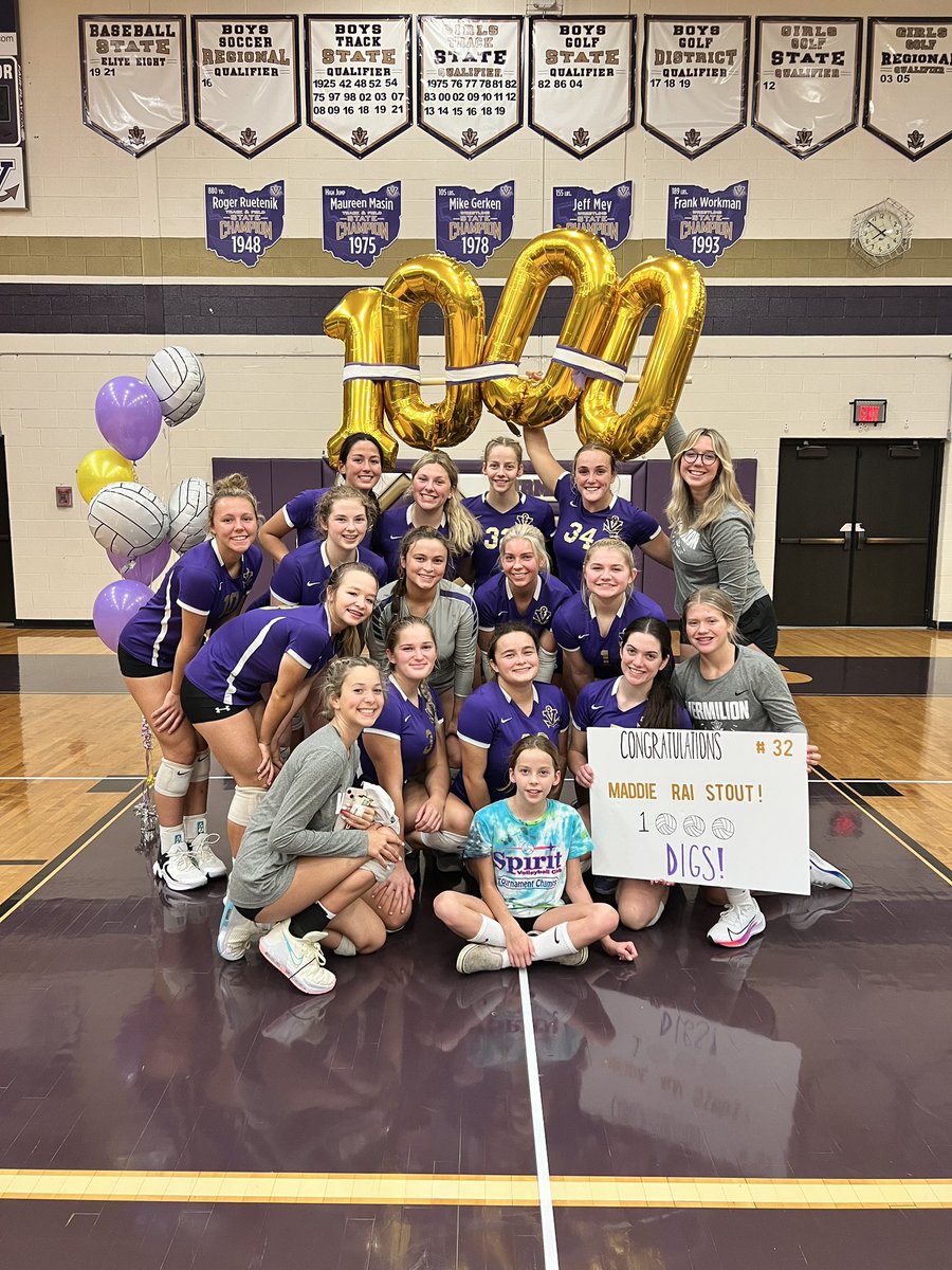 Sailors sweep Norwalk to go undefeated in the first half of conference play. 

Senior Maddie Stout records her 1,000th dig
