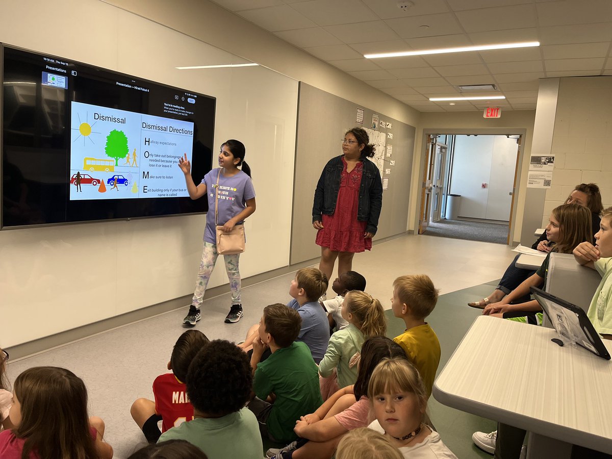 <a href="/BRES_Bears/">BRES</a> 5th graders in <a href="/TheDenatBR/">The Den at Briarcliff</a> finalizing government unit #YouBelongHere Student Leadership! #backtothecliff