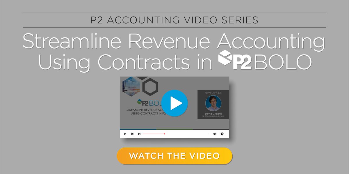 P2Energy's tweet photo. Within #upstream #oilandgas accounting, contracts are a unique and elegant solution that only #P2BOLO offers to make your revenue accounting process more efficient. Watch this video to learn more. ▶️https://t.co/vZMEjVlTCP https://t.co/4CUsyQ5GYR