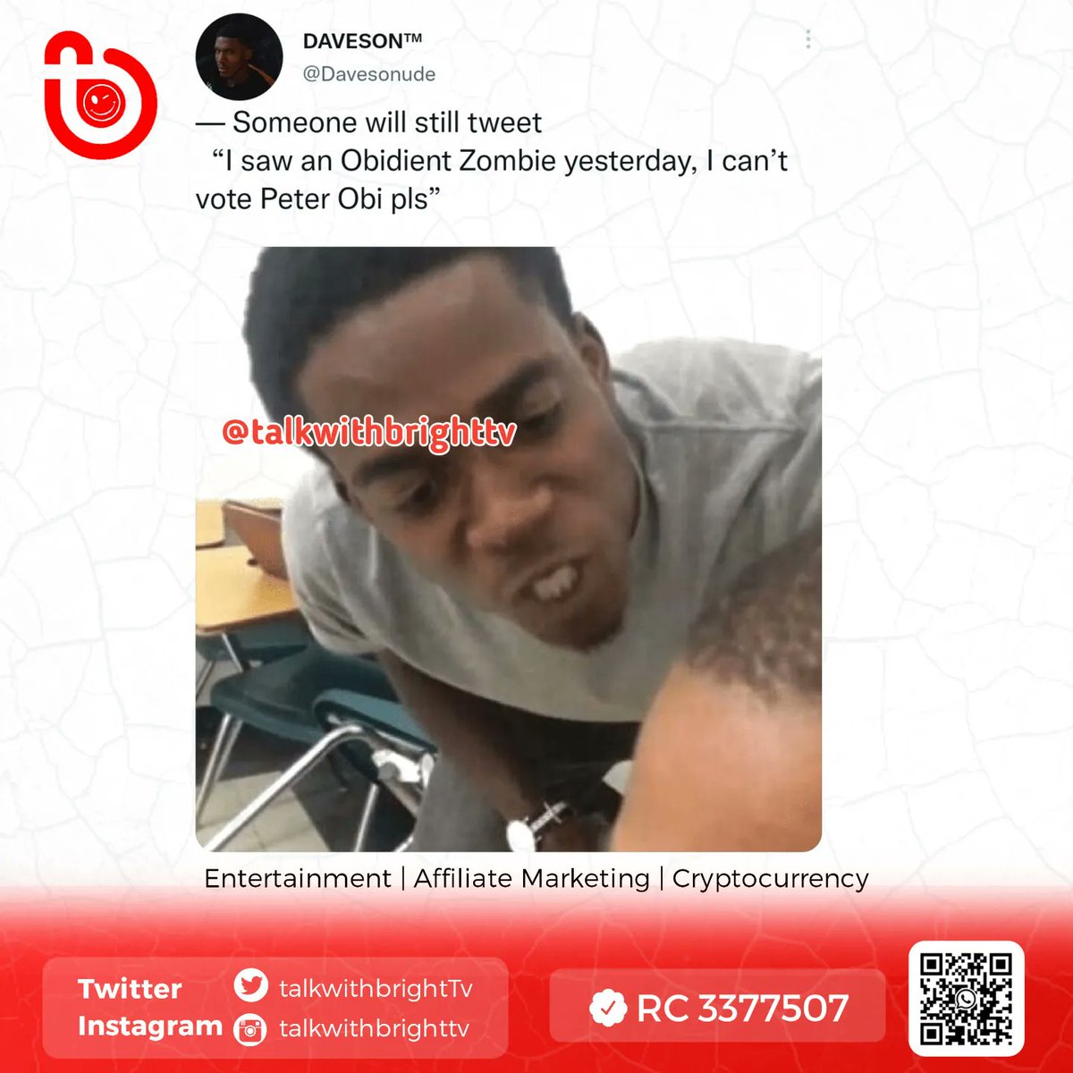 TalkwithbrightT's tweet photo. I cannot laugh abeg 🤣🤣🤣🤣 https://t.co/qU0PT9ulY9