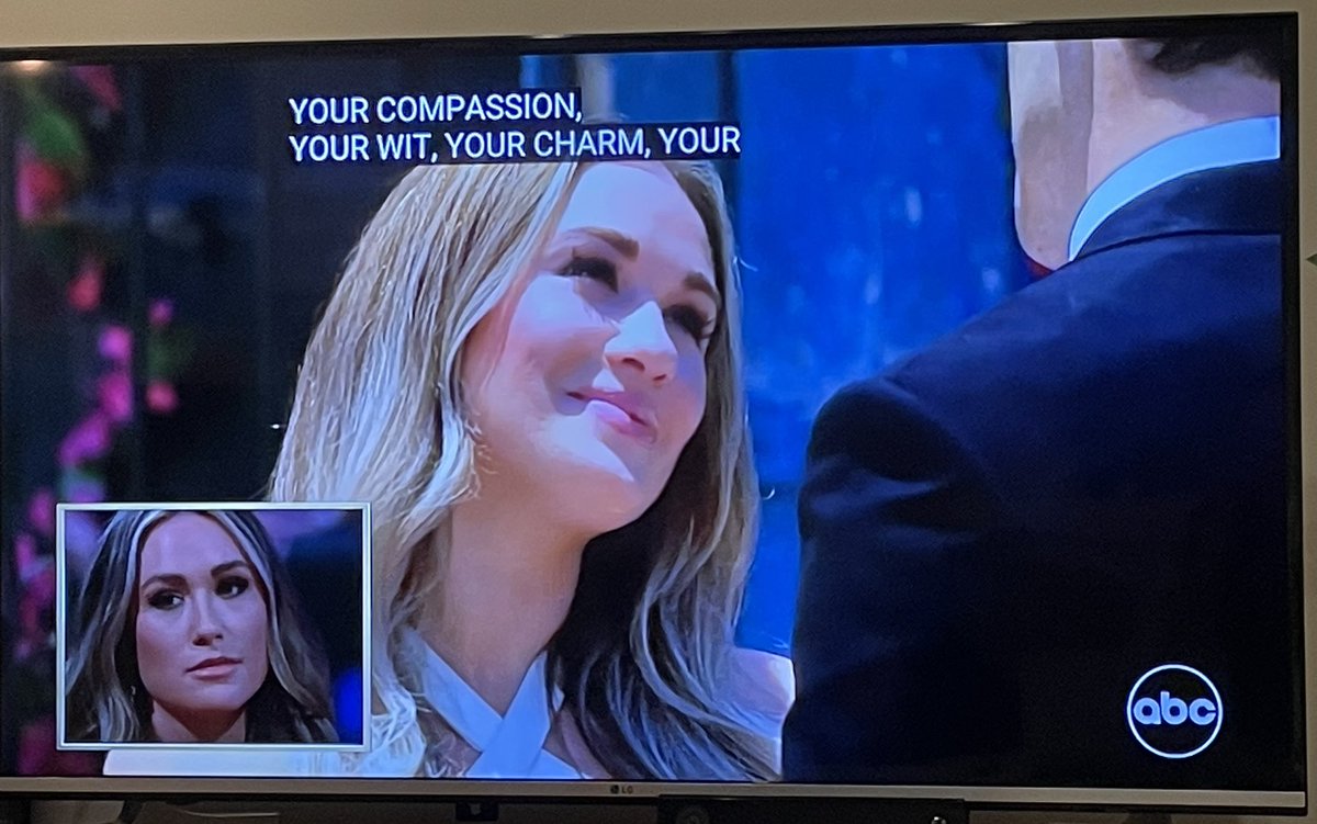 How it started vs. how it’s going…
#thebachelorette