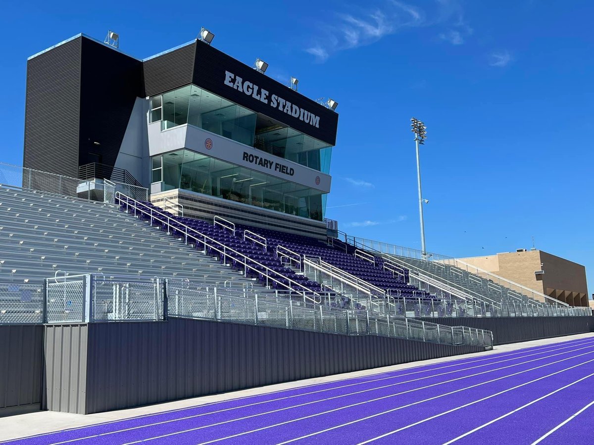 Can’t wait for Friday night!!! First game at our new stadium!! Let’s go EAGLES!!! 💜💛🦅🏈