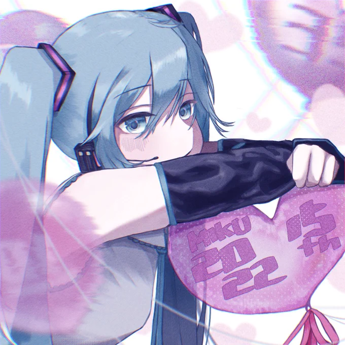 satou1117nvさんのミクさん!たくさんの風船と独特の雰囲気が素敵ですね!(*'艸`*)【】 #piapro #初音ミク 