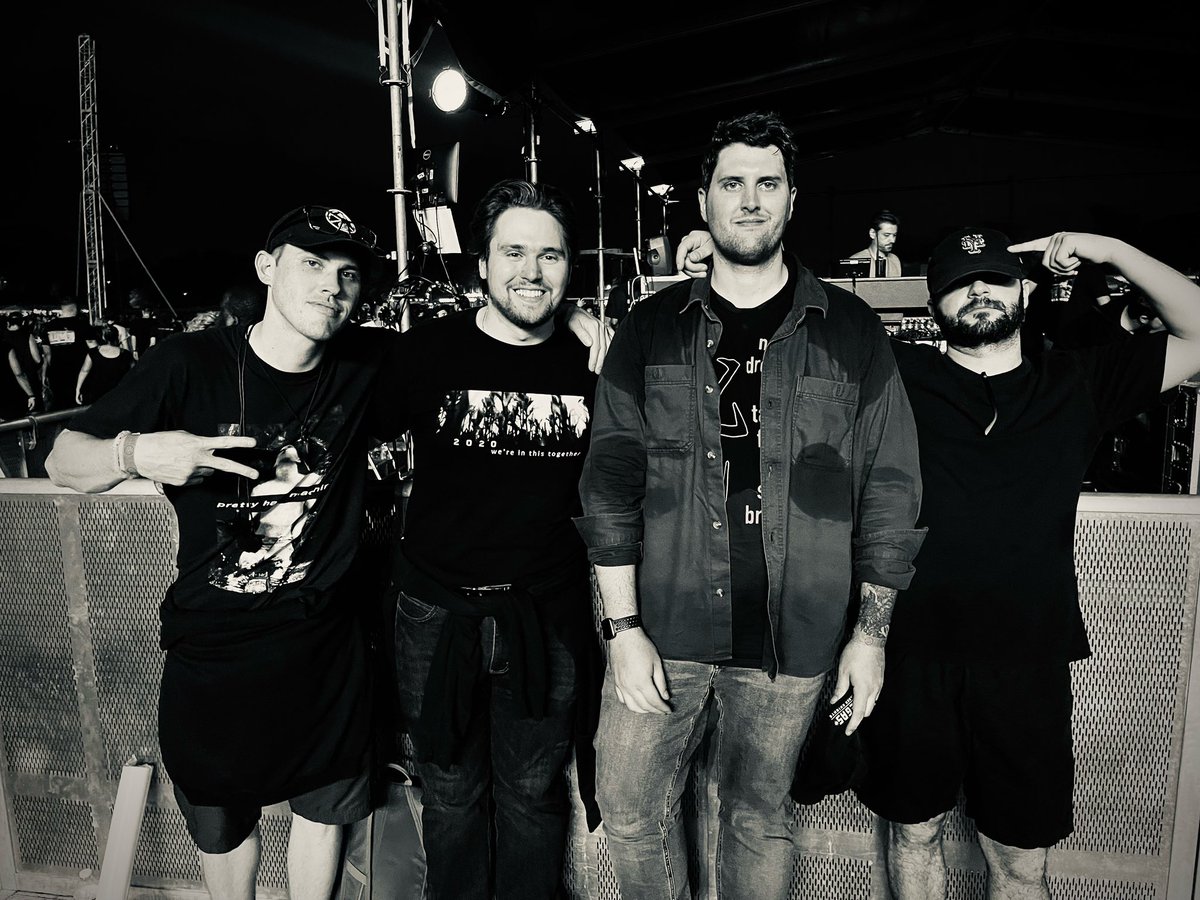 ninlive's tweet photo. Had a great time at Riot Fest with the squad. #NINONTOUR https://t.co/1wiGJlyfhH