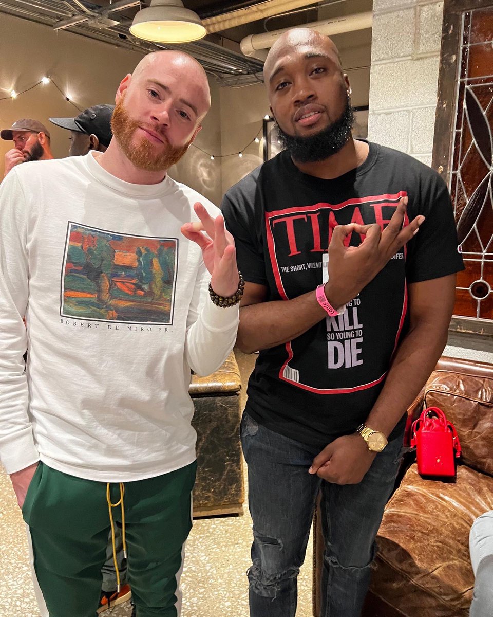 codymackkk's tweet image. First time meeting @thisisrory and Sandz showed hell of love off the strength of the Bond. Pledging Kappa was def a dope investment in my life. 🫱🏾‍🫲🏾

Make sure y'all tap in with @newrorynmal and bro new project otw 

👌🏾♦️ #Spring10 #lastofadyingbreed