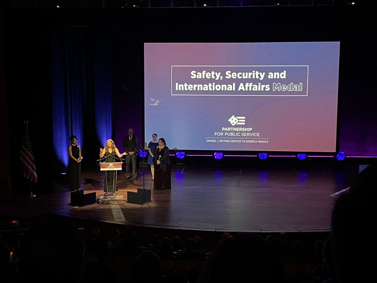 Service To America Medals ceremonies tonight at Kennedy Center. Impressive! #Sammies