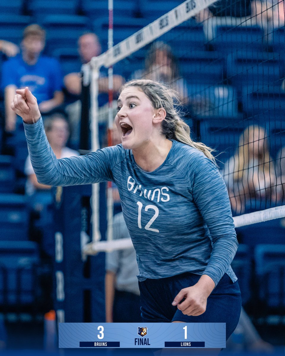 BJUBruins's tweet photo. Road win! 🐻🏐

@BJUBruinsWVball defeats Piedmont University 3-1. https://t.co/ZiMLc4i7VE