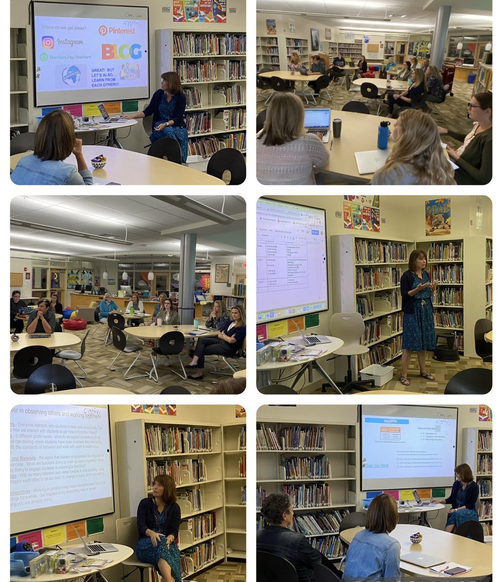 MrsBFortier's tweet photo. The Great Falls staff kicked off their professional development forums with a presentation on one of the BEST ways to improve instructional practices… through peer observation and collaboration! 🙌🏻💗 #collaboration #strategies #improvinginstruction #alwayslearning 🤓 https://t.co/Xiyqq9fdeg