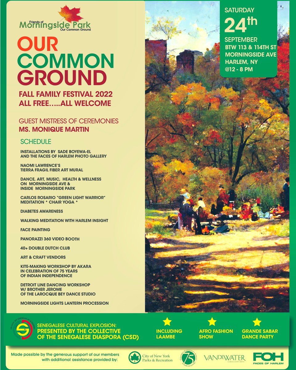 Friends of Morningside Park NYC tweet media