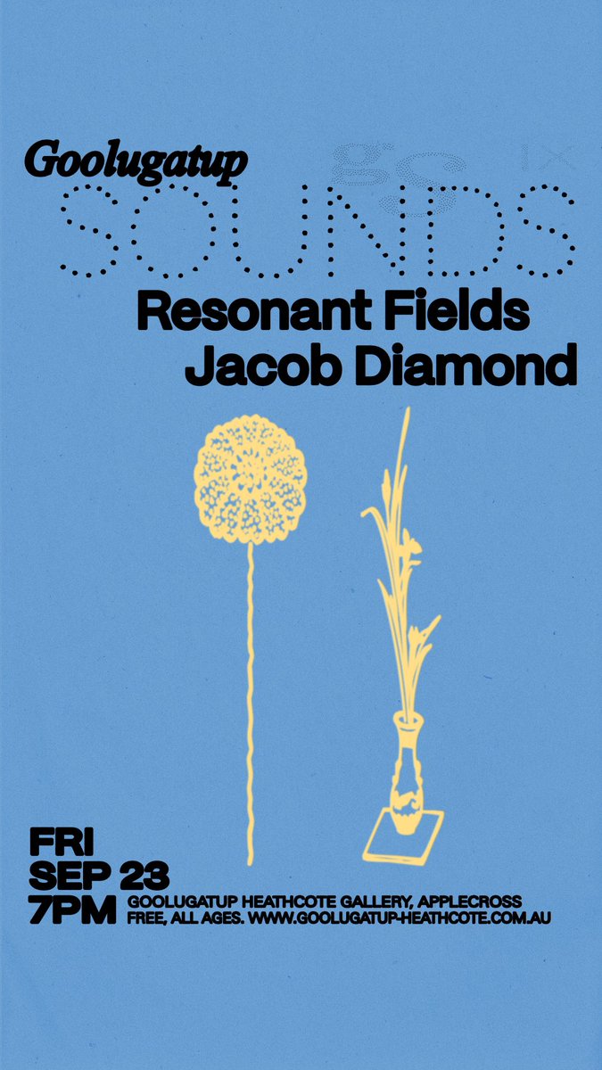 yoohoo Boorloo 💅
playing ~1~ special hometown show this Friday 23/9 feat v special guests and special songs. It’s free ! X 

tinyurl.com/3byavu6r