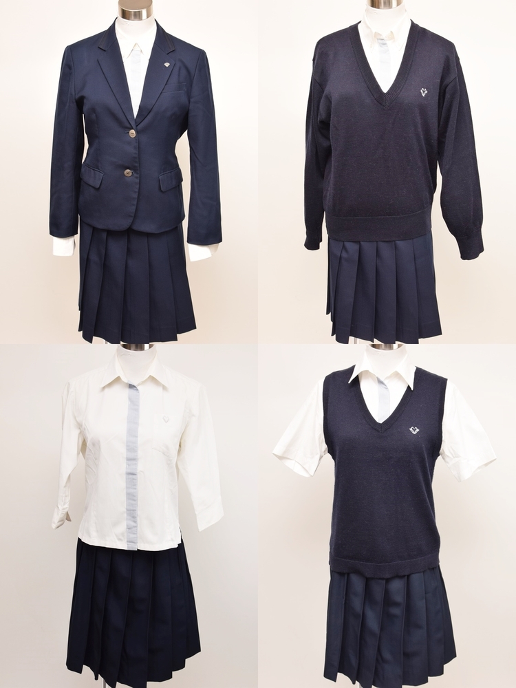 広島県 広島なぎさ高校 【現行制服 セット】が出品されました。 現在