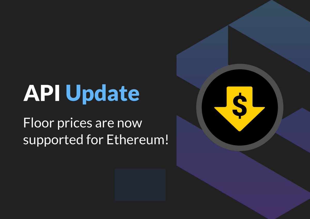 SimpleHashInc's tweet image. 🚨 FLOOR PRICES ARE LIVE 🚨

We're so excited to announce that floor prices for @Ethereum are now supported by the API! 🚀

We'll be rolling out marketplace pricing information in several phases 👇