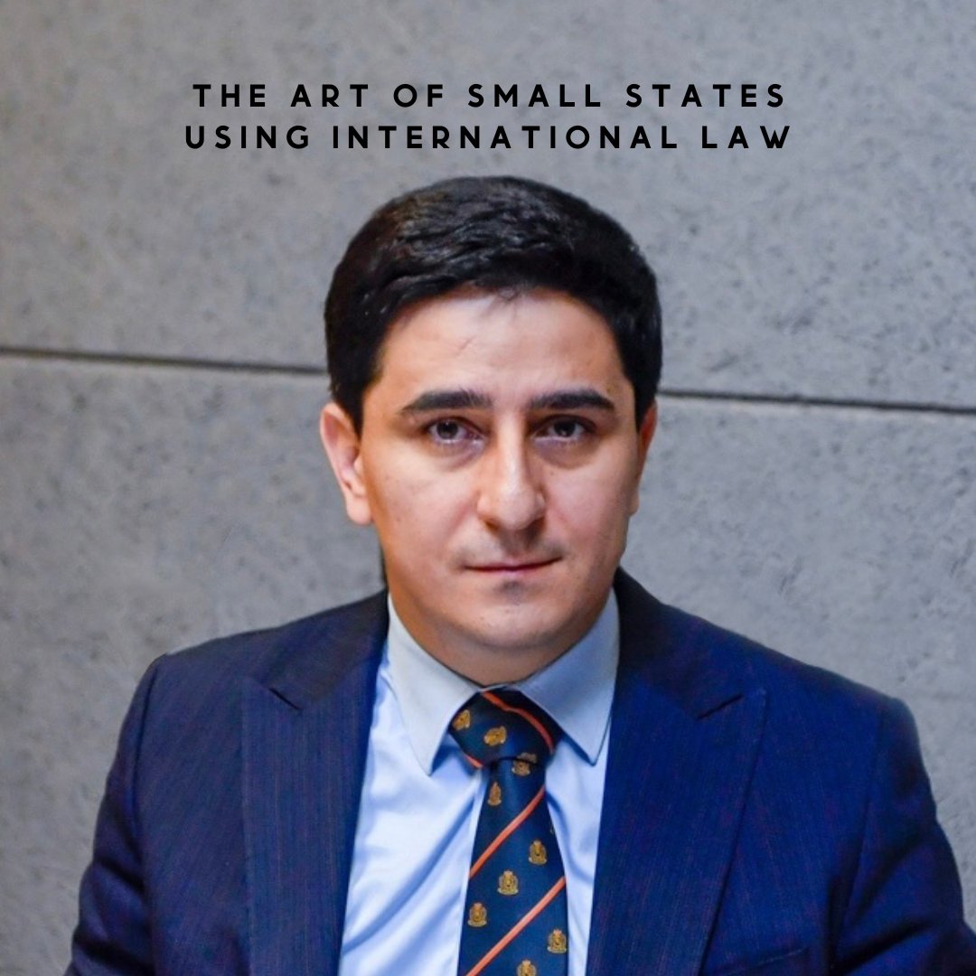 📌 We'll have @YeghisheK in conversation with @Katemackintosh2 next Monday, discussing The Art of Small States Using International Law More info & registration here: docs.google.com/forms/d/1X3bLd…