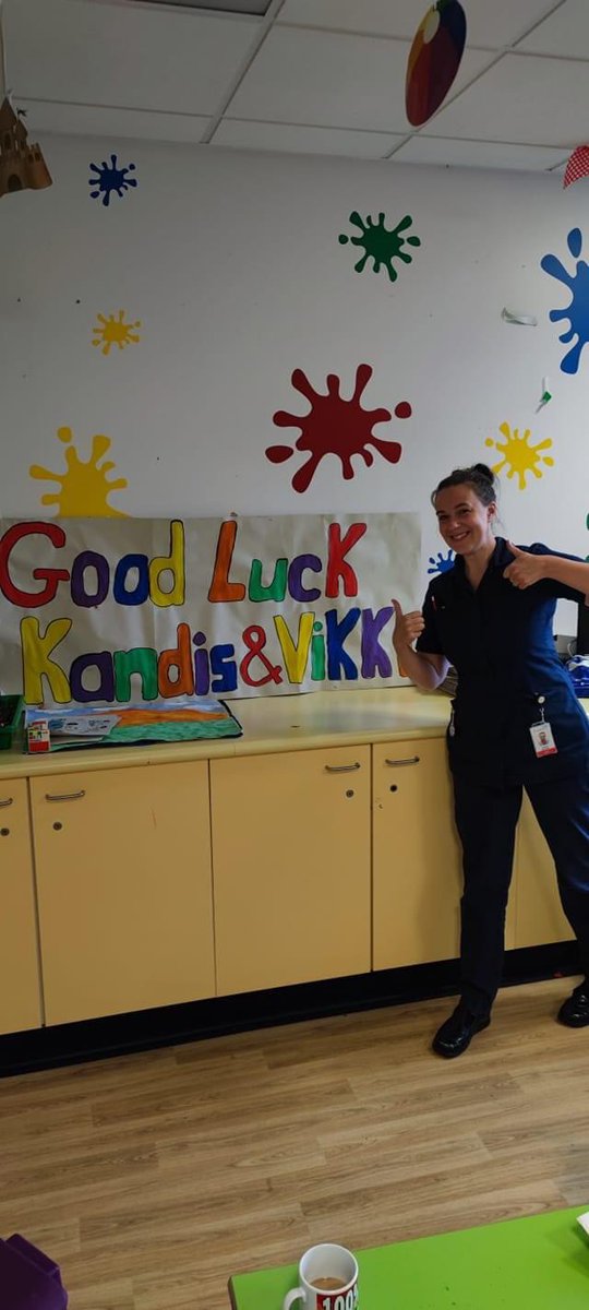 PaediatricsELHT's tweet photo. Good luck to Vikki, Kandis and Sarah, our fantastic trainee paediatric ACPs as they start on their training. Can’t wait to watch you grow ❤️ https://t.co/YegPEnW1yp