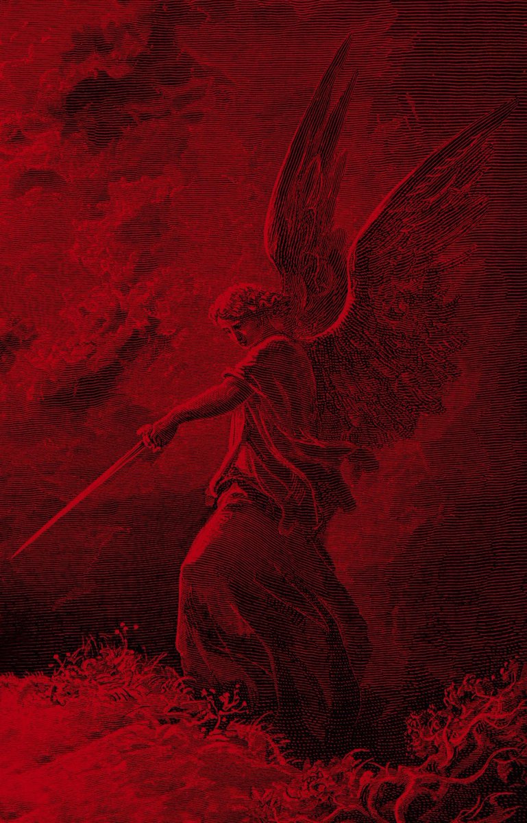 AcademiaAesthe1's tweet image. An Angel Appears to Balaam by Gustave Doré
