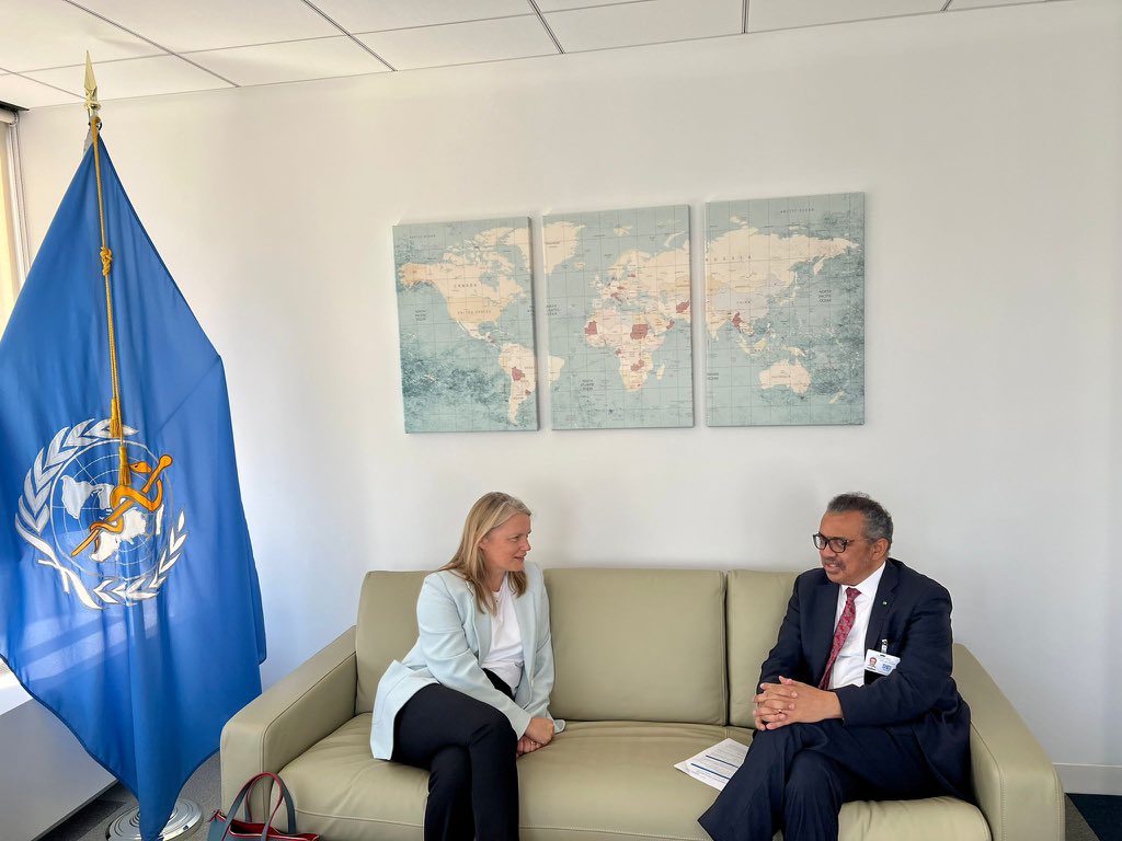 Tedros Adhanom Ghebreyesus (@drtedros) on Twitter photo #COVID19 exposed the best & the worst of social media. I had a good meeting with @Twitterâs <a href="/smcs/">SinĂ©ad McSweeney</a> on how we can work together to maximise the potential of their platform for global good, esp. for #HealthForAll. We also discussed how to address the impacts of harmful content. #COVID19 exposed the best & the worst of social media. I had a good meeting with @Twitterâs <a href="/smcs/">SinĂ©ad McSweeney</a> on how we can work together to maximise the potential of their platform for global good, esp. for #HealthForAll. We also discussed how to address the impacts of harmful content.