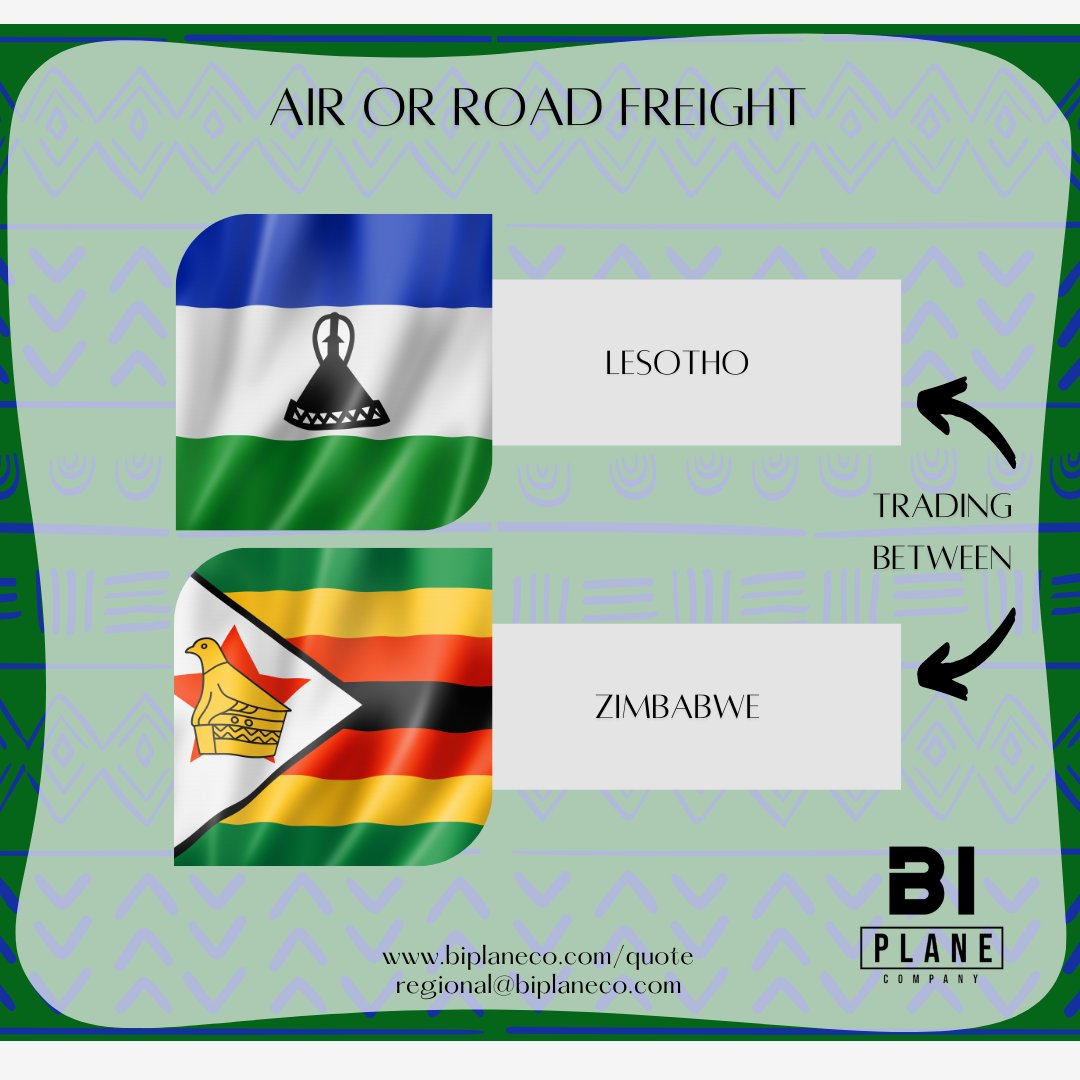 bi_plane_co's tweet photo. Lesotho To Zimbabwe 
Zimbabwe To Lesotho
Air or Road Freight
https://t.co/SYBT68cGJD

#SouthernAfricaRoute
#Logistics
#Courier
#InterContental https://t.co/tdpSeWpF25