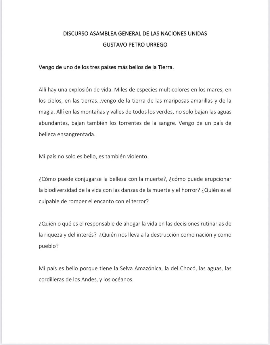 Gustavo Bolívar tweet media