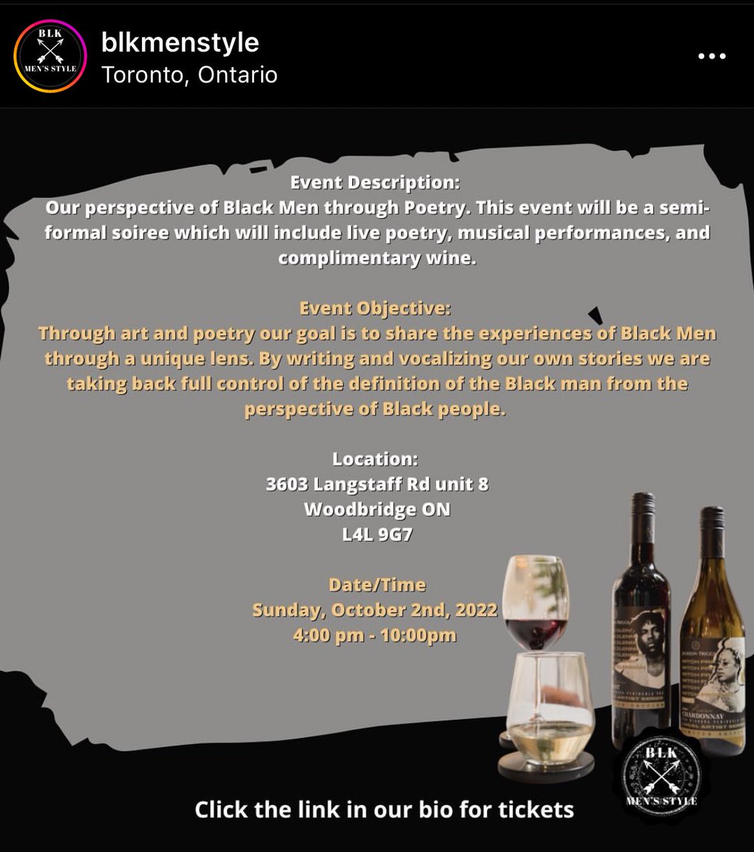 iNathanNicholas's tweet photo. I’m performing downtown on Oct 2nd for @blkmenstyle ‘s The Blk Poet Society event &amp; this one’s gunna be a Classy one. Come out in your good clothes for poetic BODNESS and beautiful art while networking &amp; enjoying life. #toronto #poetry #blkmenstyle https://t.co/J1cSc6AHBf