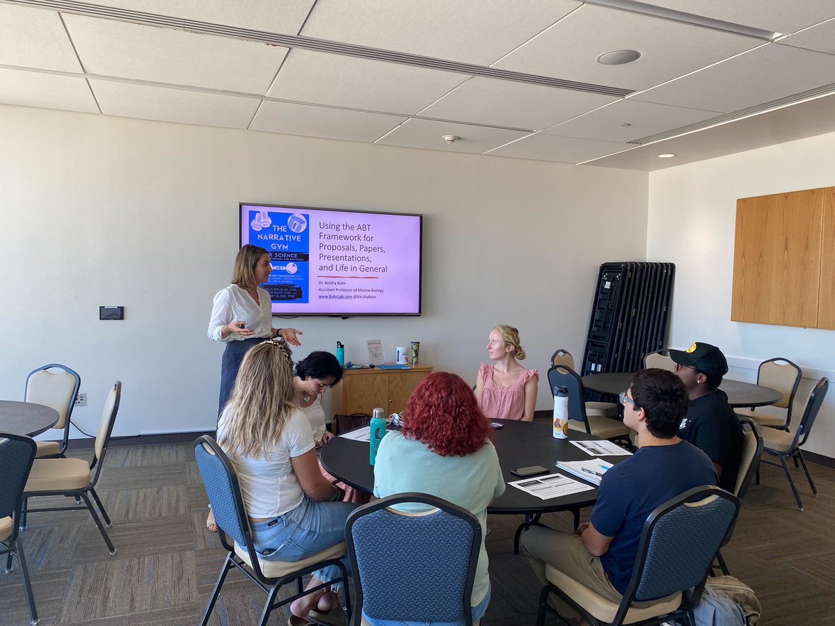 TAMUCC_SACNAS's tweet photo. Last week's workshop was great! Thank you to Dr. Bahr for strengthening our communication skills. Join our upcoming workshops to improve your presentation skills, and follow us on I-engage!

#SACNAS #TAMUCC #ISLANDERS https://t.co/likguj9fF2