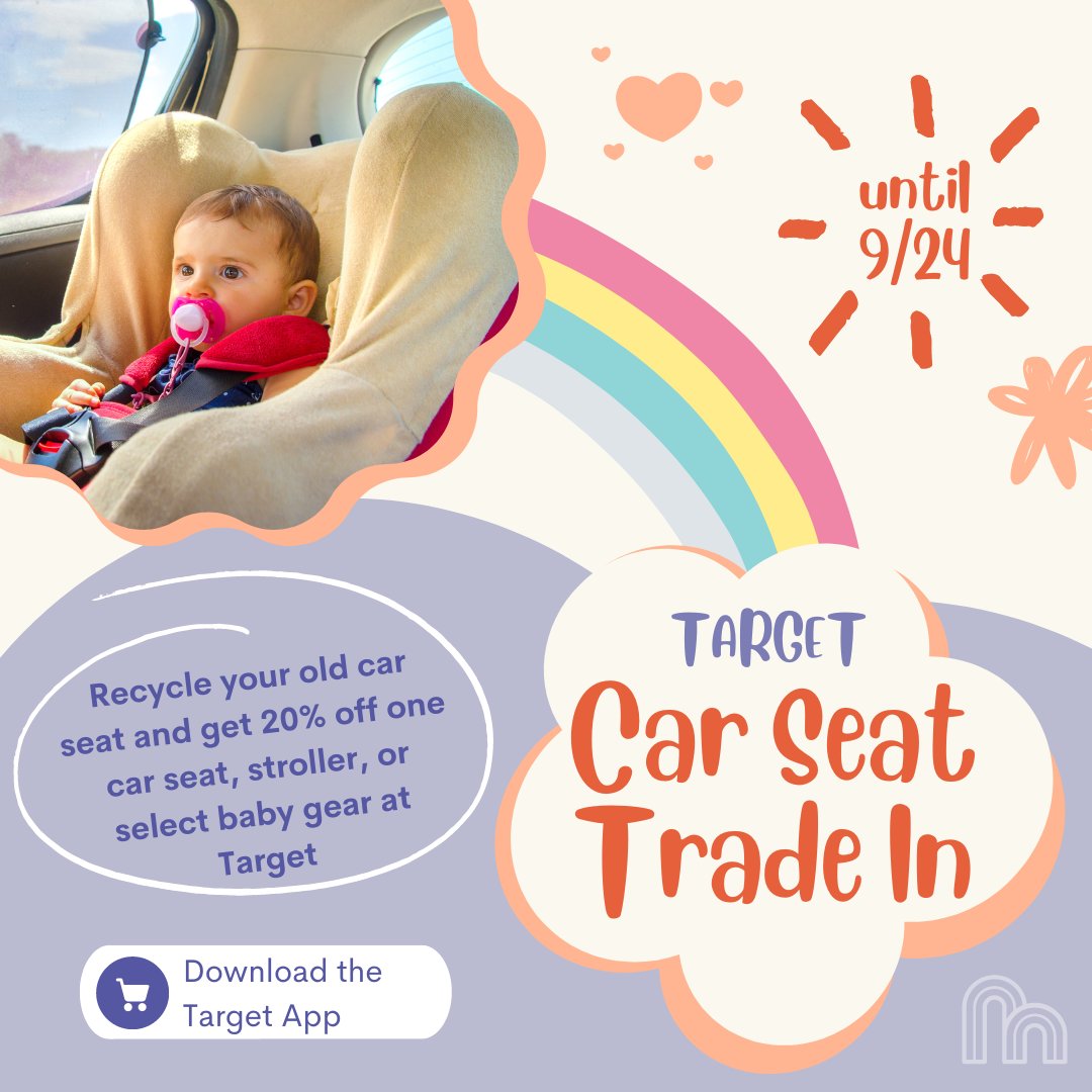 Don't miss out on Target's 20% off Car Seat Trade-In Deal! Learn more: n-tn.org/3SfY1Gk