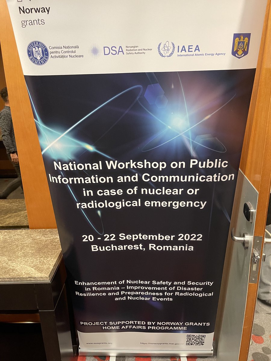 SummitET's tweet image. @MarkBasnight  is in Romania this week for the National Workshop on #PublicHealth Information and Communication in case of #nuclear or #radiological emergencies, where he presented on several topics. 

#Communication #Emergencies #Romania #Preparedness #SummitET @iaeaorg