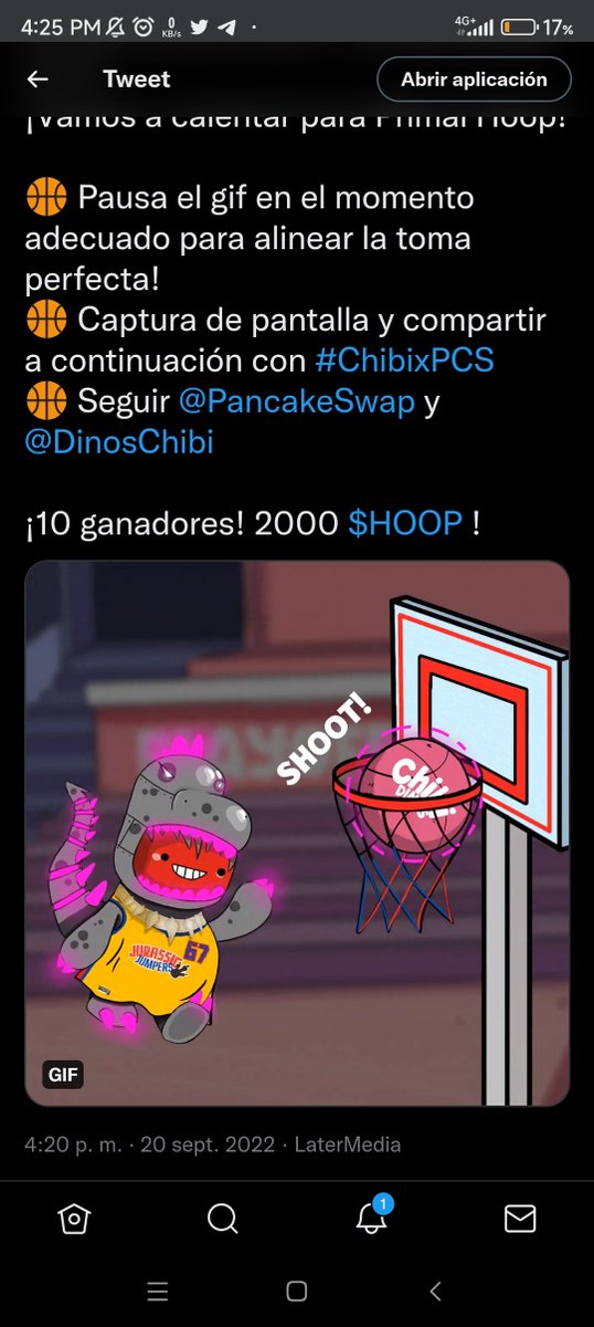 IsnelOrtega's tweet photo. @DinosChibi @PancakeSwap https://t.co/B0hvdu6Js1