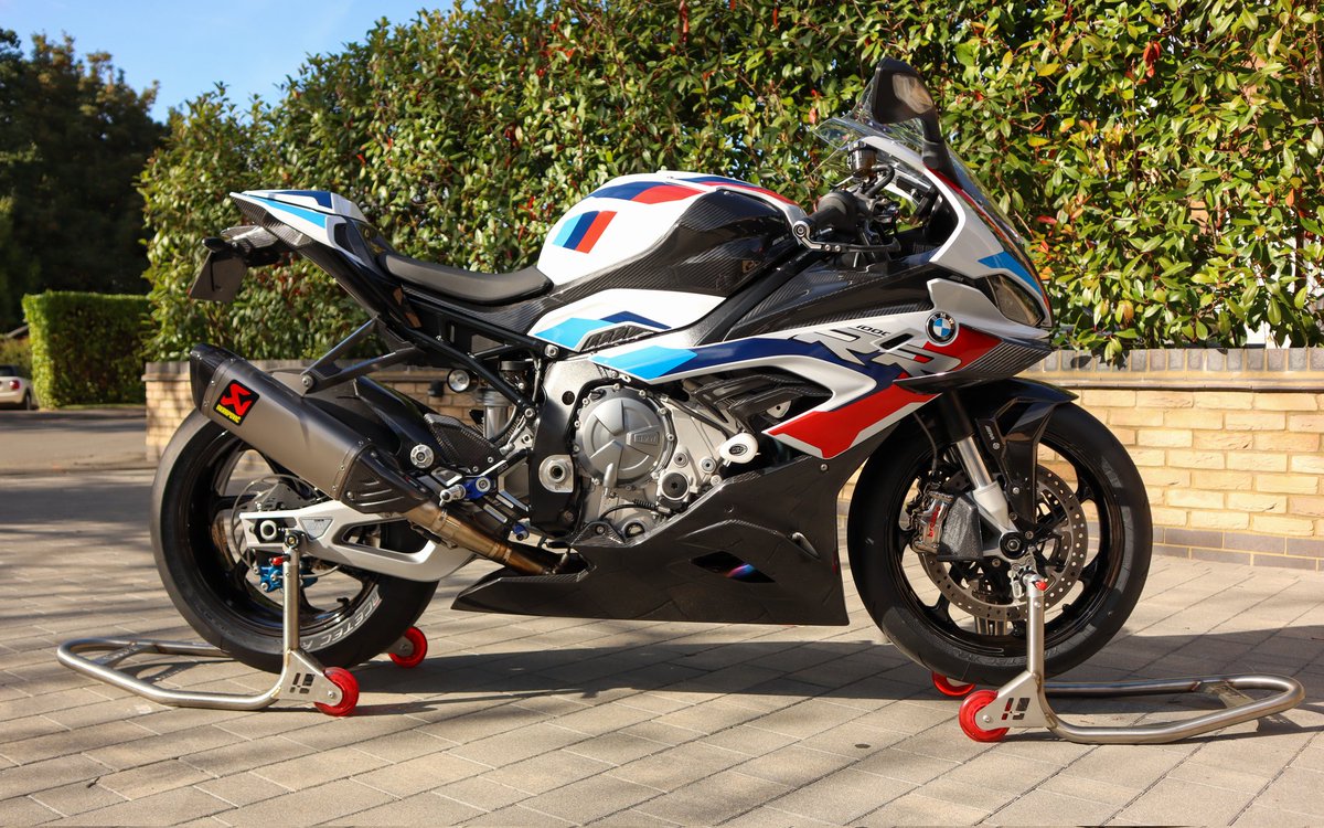 Another non work tweet, I'm lucky enough to have just received my @BMWMotorrad #M1000rr from my local dealership @WollastonBMW who did an amazing job to bespoke it with some upgrades.

Lots to learn on the road and track after my #S1000RR but very much looking forward to it.