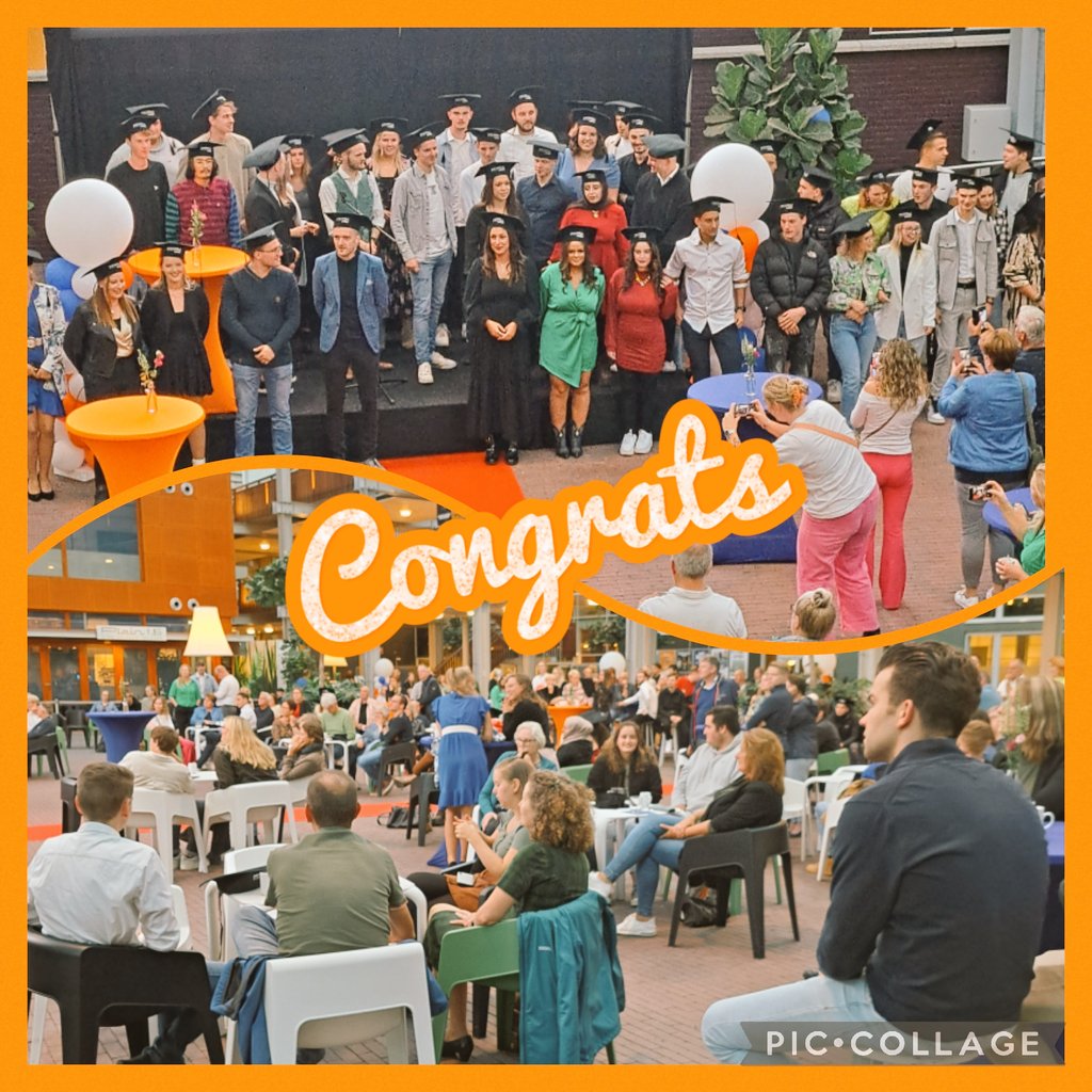 RonnyEllen's tweet photo. Na twee jaar drive-in diplomering door de corona mochten we dit jaar weer gezamenlijk de diploma uitreiking vieren met de geslaagde studenten van Horeca Vakopleidingen @Deltion Felicitaties voor alle geslaagden en succes gewenst met jullie carrière #horecatijgers https://t.co/qXSOQ2DA0K