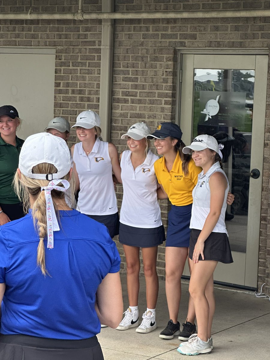 GolfWhitmer's tweet photo. TRAC Championships are in the books!  A ton of fight in this team with some great individual accomplishments. Brooklyn McKinney made 2nd team All-TRAC and Allison Knicely was honorable mention! @WhitmerAthletic https://t.co/d4gAcRBYEG