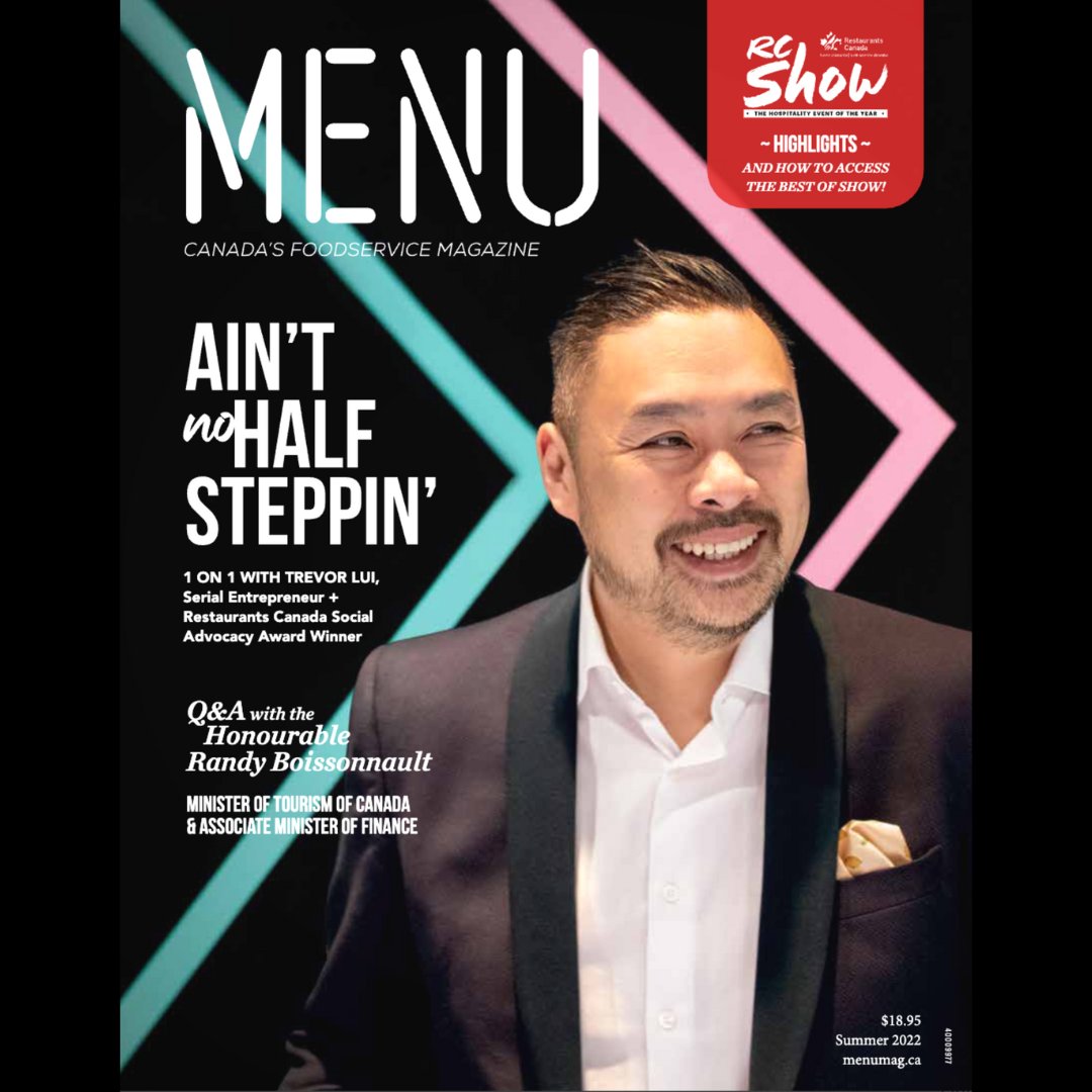orderup_ai's tweet photo. Congratulations to @LuiSays for hailing the cover of @menumagca's Summer 2022 issue and receiving this years @RestaurantsCA Social Advocate Award.

#MENUmagazine #RestaurantsCanada https://t.co/n65xoaE61P