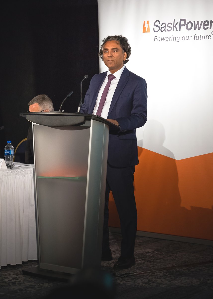 Today, Minister Morgan and CEO Rupen Pandya announced study areas for our nuclear power from SMR project. Over the next year, we'll be studying these areas to understand if they'd be a good fit for a nuclear facility in the future. Learn more: saskpower.com/nuclear. #SkNuclear