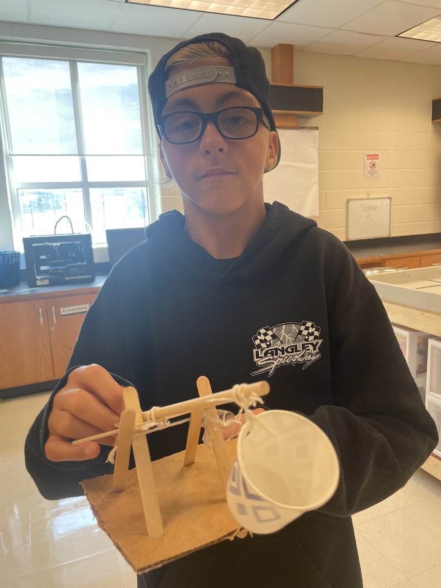 dbjoyner4's tweet photo. We have been busy getting familiar with the Design Process, Iterations and Criteria/Constraints. https://t.co/YvBUcbUek0