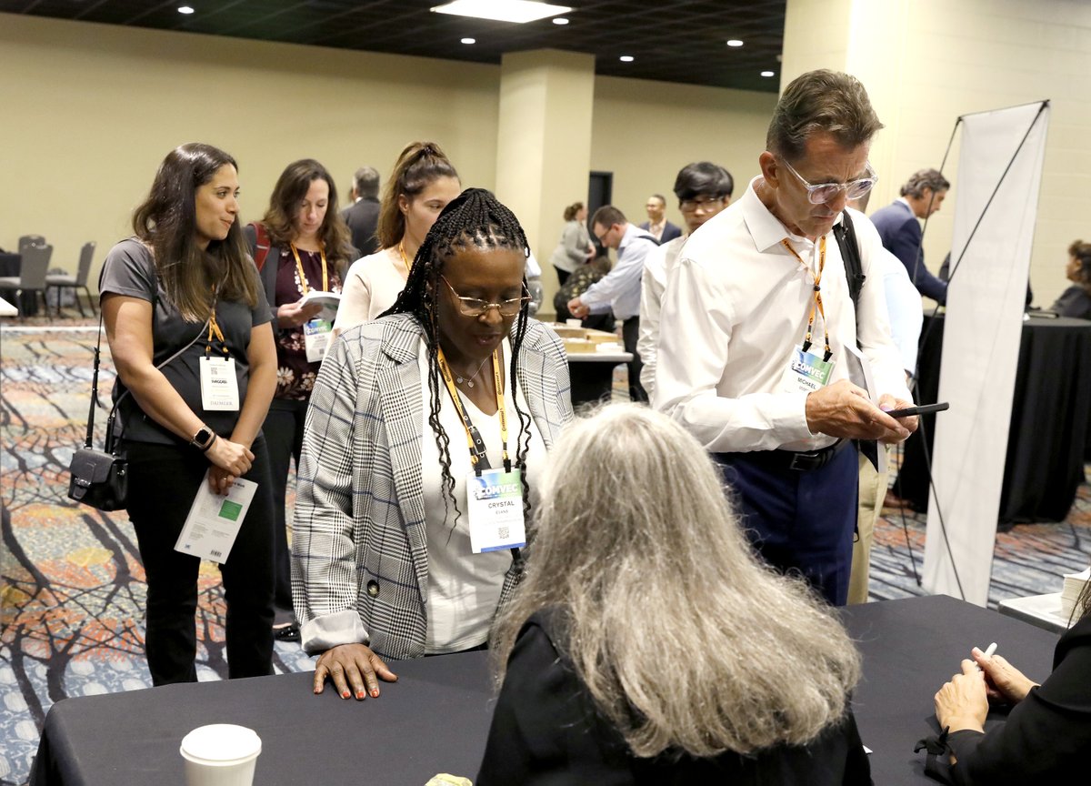 SAEIntl's tweet photo. #COMVEC22 day one is in the books and we're having a great time! Between awesome opening keynotes, great technical sessions, and amazing networking opportunities, we couldn't ask for a better way to kick off an event. What's been your favorite part so far? https://t.co/1Q2719ss8Q