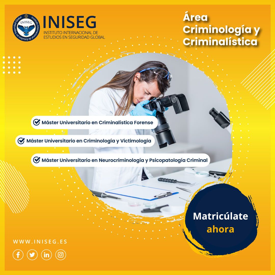 InisegOficial's tweet photo. 👉Completa oferta formativa en el área de Criminología y Criminalística. Másteres diseñados para convertirte en experto
¡Matricúlate y disfruta de todos los beneficios por ser parte de #INISEG! Info aquí: 👇
https://t.co/oOE49yte9L
#SoyIniseg #criminalistica #criminologia https://t.co/AVZxU7v24C