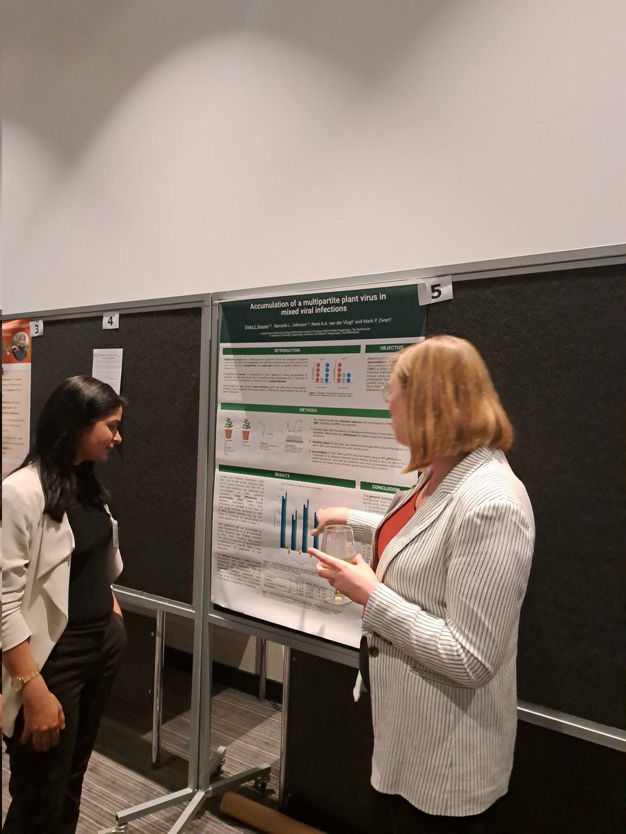Emilia Hannula (@e_hannula) on Twitter photo Buzzing poster session: @diekeboezen explaining to <a href="/rasool_shumaila/">Shumaila Rasool</a> about tripartite viruses #NAEM2022 Buzzing poster session: @diekeboezen explaining to <a href="/rasool_shumaila/">Shumaila Rasool</a> about tripartite viruses #NAEM2022