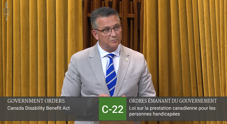 InclusionCA's tweet photo. "Let's build a more inclusive Canada and a better future for Canadians with disabilities. I was told once by an individual with a severe disability that all of us are only one accident away from having a disability." @CornwallHeath https://t.co/Ef2mAHaeoz